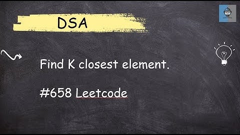 Find K Closest Element| LeetCode 658 |Java| Binary Search |Two Pointer| @code_period