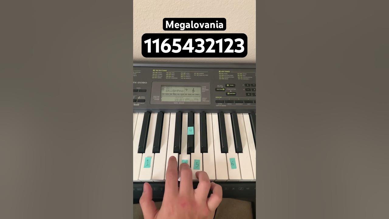 How To Play Megalovania | Easy Piano Tutorial #shorts
