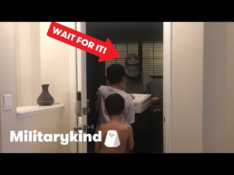 Air Force dad goes undercover to surprise sons | Militarykind