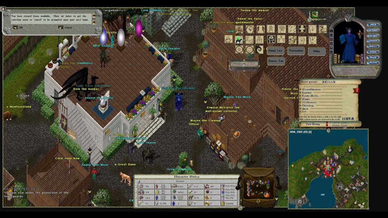 UO Alive: Farming gold at the Hedge Maze