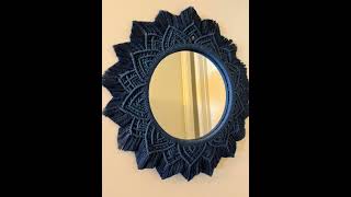 macrame mirror 🪞