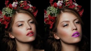 How to change lipstick color or apply lipstick in Photohop screenshot 5