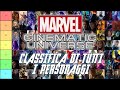 Classifico TUTTI i 115 personaggi del MARVEL CINEMATIC UNIVERSE