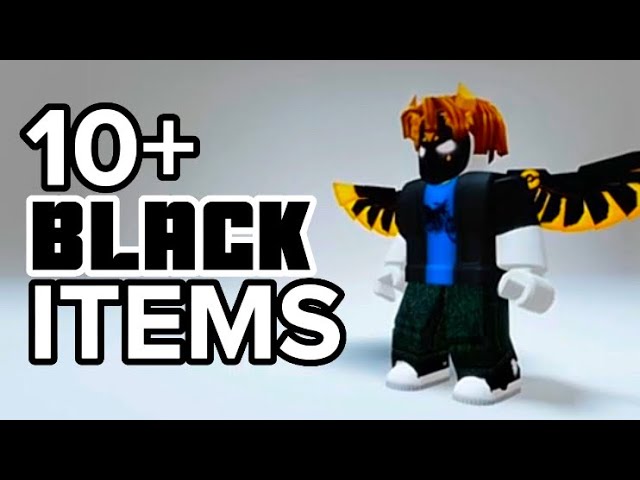 10 FREE BLACK ITEMS ROBLOX! 😱😳(2023) 