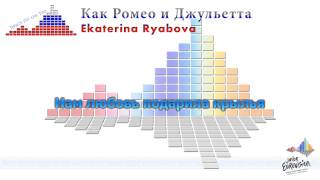 Ekaterina Ryabova "Как Ромео и Джульетта" (Russia) - [Karaoke] -- cyrillic