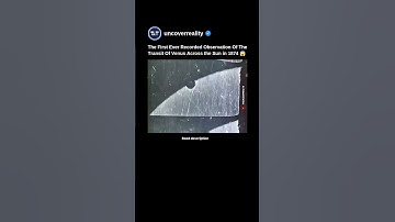 First Ever Recorded Animation Video Of Transit Of Venus Across The Sun #space #innovation #shorts