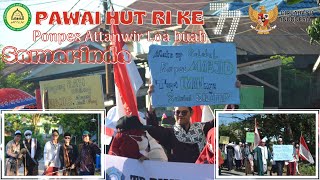 PAWAI HUT RI KE 77 PONPES ATTANWIR || LOA BUAH SAMARINDA