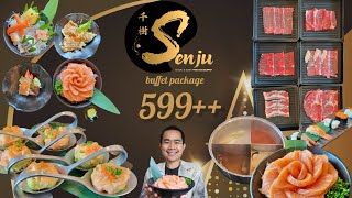 Senju บุฟเฟต์ 599++ แซลมอน ซาชิมิ ซูชิ ชาบู4ซุป เนื้อแองกัส เนื้อออสเตรเลียไม่อั้น รีวิวจัดเต็ม !!