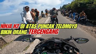 PERJUANGAN SUNMORI KE PUNCAK GUNUNG TELOMOYO MENGGUNAKAN NINJA H2 - HP Rider Motovlog