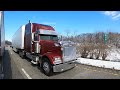 February 15, 2022/51 Trucking. Loaded up at Whitewaves foods. Mount Crawford Virginia.