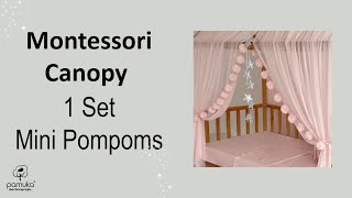 Montessori Canopy - 1 Set Mini Pompoms