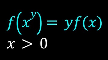 Solving f(x^y)=yf(x) | A Functional Equation