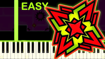 Clutterfunk | GEOMETRY DASH LEVEL 11 - EASY Piano Tutorial
