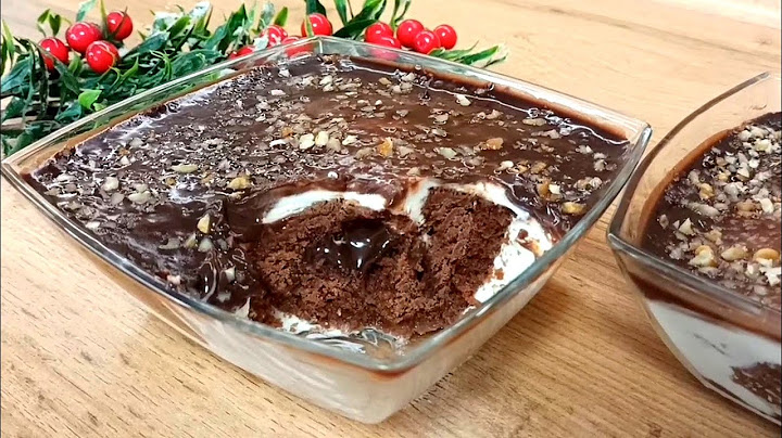 Delicious brownie chocolate dessert.