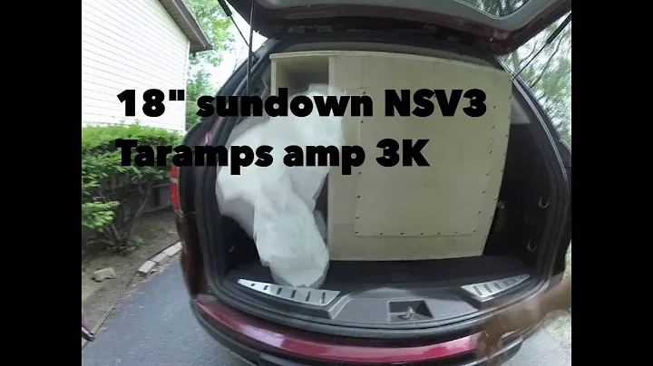 Single 18" nsv3 sundown 4th order build