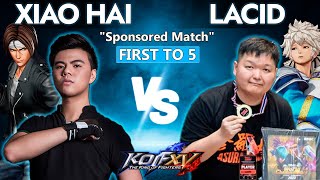 KOFXV  Xiao Hai vs LACID  Sponsored Match, Five Lives Challenge! KOF XiaoHai KOF15 小孩