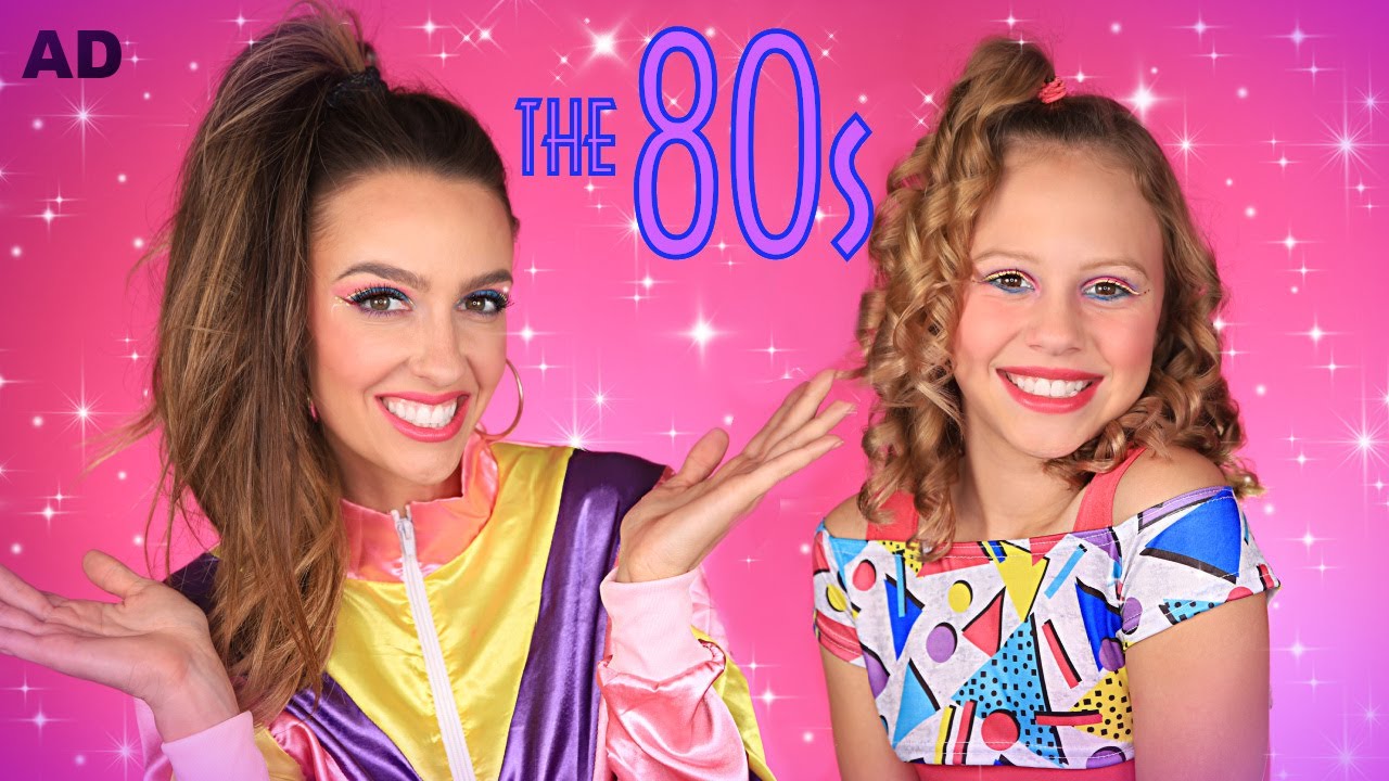 TIME TRAVEL with my Mom to the 80's!! - Colorful 1980 Costume and ...