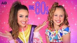 TIME TRAVEL with my Mom to the 80's!! - Colorful 1980 Costume and Makeup Ideas