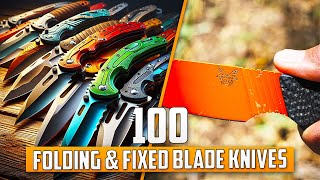 100 Folding & Fixed Blade Knives for Survival | Military Tactical Knives by Outdoor Zone 1,996 views 3 weeks ago 1 hour, 39 minutes