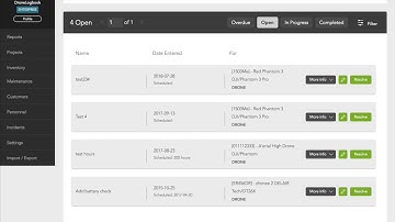 DroneLogbook Overview New UI