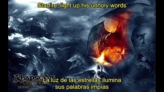 Rhapsody of Fire - Crystal Moonlight (Lyrics &amp; Sub. Español)