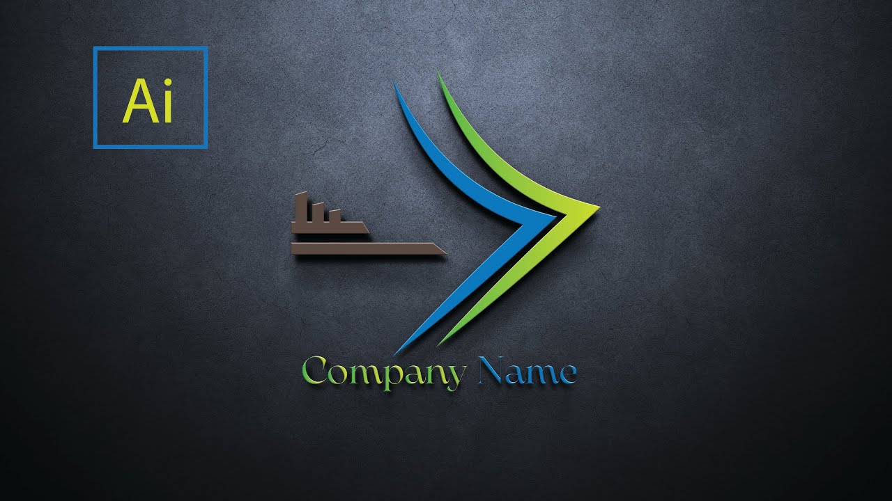 Modern pen tool use logo design how to create in adobe illustrator ...
