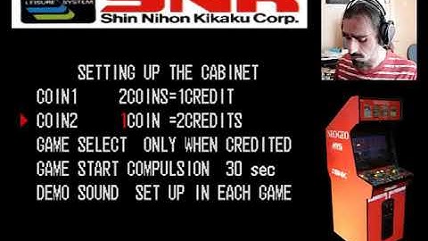 NEO GEO - | Software configuración placa AES | - 1992. SNK