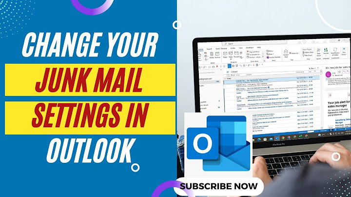 Thư đến bị chuyển vào spam Outlook