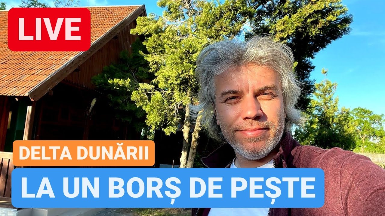🔴 BORȘ de PEȘTE la PERIPRAVA după o REȚETĂ AUTENTICĂ - LIVE din DELTA DUNĂRII la COMPLEX MIRUNA