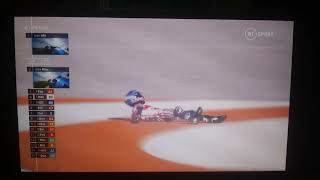 MotoGP European 2020 Alex Marquez Crash Turn 1