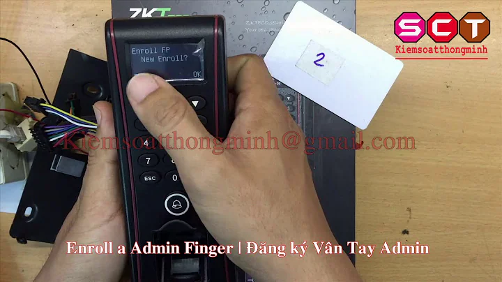 TF1700 đăng ký vân tay/thẻ từ/mật khẩu | TF1700 enroll fingerprint, ID card