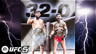 WRESTLING LIKE KHAMZAT CHIMAEV! GETTING DIVISION 20 IN ONE STREAM! UFC 5 ONLINE RANKED GAMEPLAY!