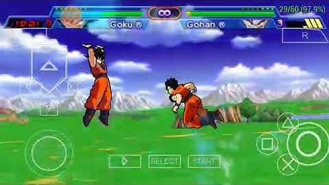 Dragon Ball Z  Shin Budokai PPSSPP GOLD Chapter 1 Modo História