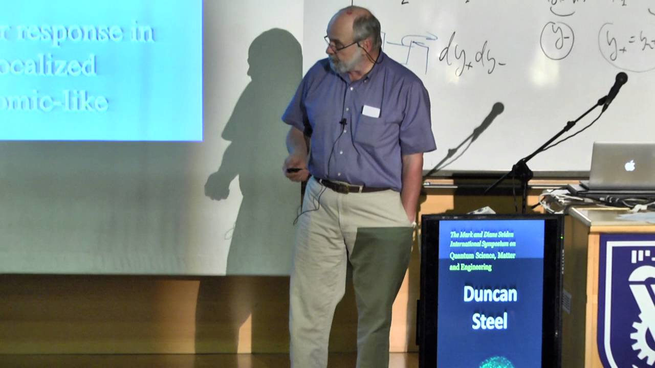 university of michigan jobs Duncan Steel at Technion - Coherent optical control and spectroscopy electronic and nuclear states