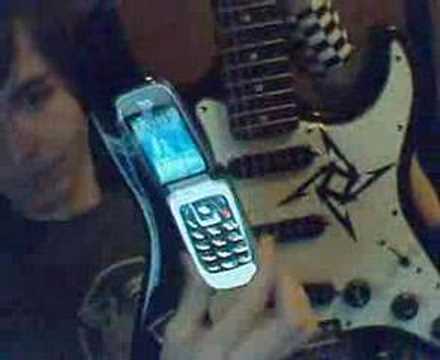 New Nokia 6131 gets closed with a Guitar