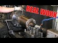 Electric Motor Shaft Repair | With Lathe, Welding Machine and CNC-Mill