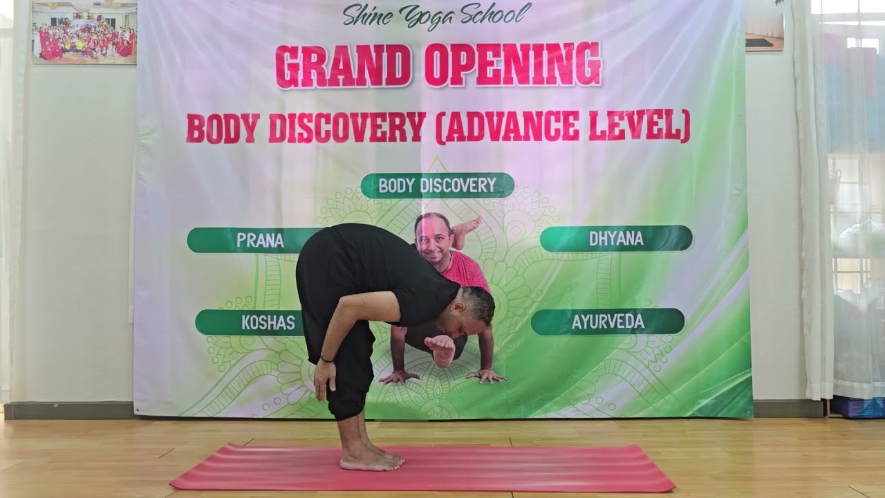 Standing Forward bend pose 
