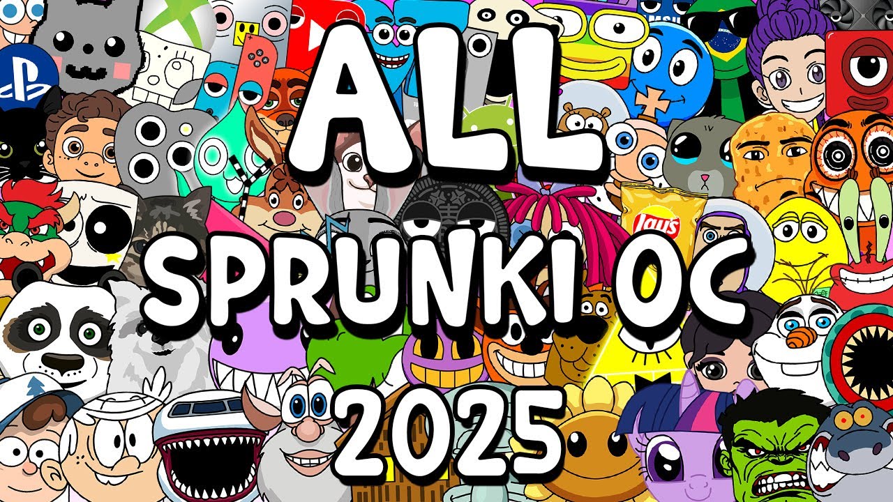 ALL SPRUNKI OC 2025 by 