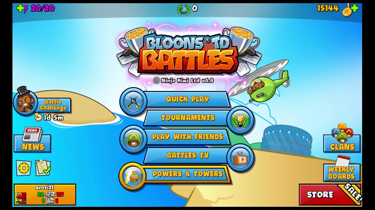 Bloons TD Battles challenge How to Beat - YouTube