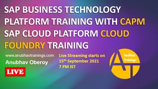 SAP Business Technology Platform Training | Cloud Application Programming Model CAPM Training | CAPM