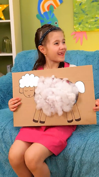 🧸 From Pillow to Plushie! Make a Soft Sheep Toy at Home 🐑💖