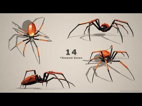 Spider Walk Cycle - YouTube
