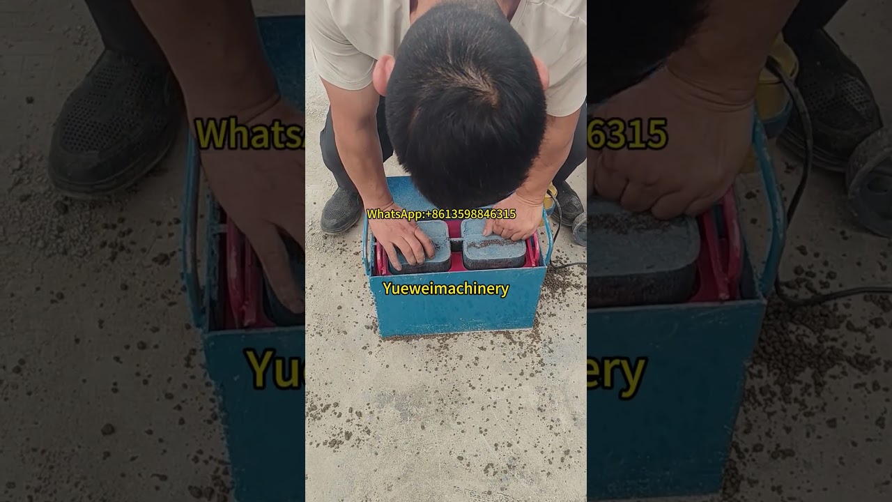 Electric manual cement block mould box 