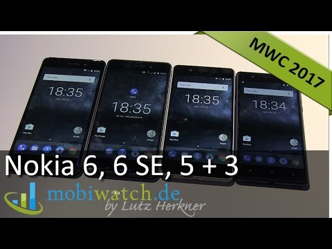 Nokia ist wieder da und stellt das 6, 6 SE, 5 und 3 vor – Hands-on Test
