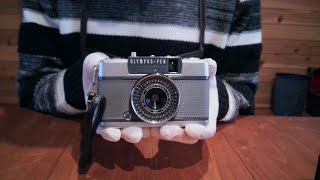 OKYMPUS オリンパス PEN EE-2 一眼レフ フィルムカメラ OLYMPUS-PEN EE2の使い方を解説ハーフサイズフィルムカメラ
