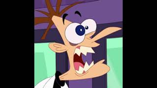 Doofenschmirtz Staples his nuts to the wall