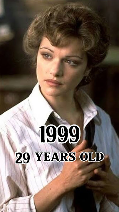 Evolution of Rachel Weisz [2024&1999]