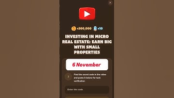 INVESTING IN MICRO REAL ESTATE: EARN BIG WITH SMALL PROPERTIES #memefi #code