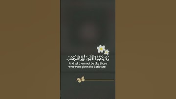 ( ألم يأن للذين آمنوا أن تخشع قلوبهم لذكر الله ) #قران_كريم #قرآن #تلاوات #تلاوات_خاشعة #آيات