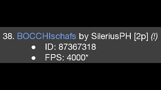 『 4K60 』BOCCHIschafs by SileriusPH (Layout + Hitboxes)